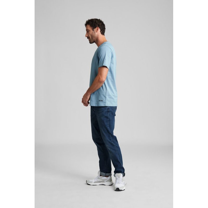 T-Shirt SUSTAINABLE BASIC Blau