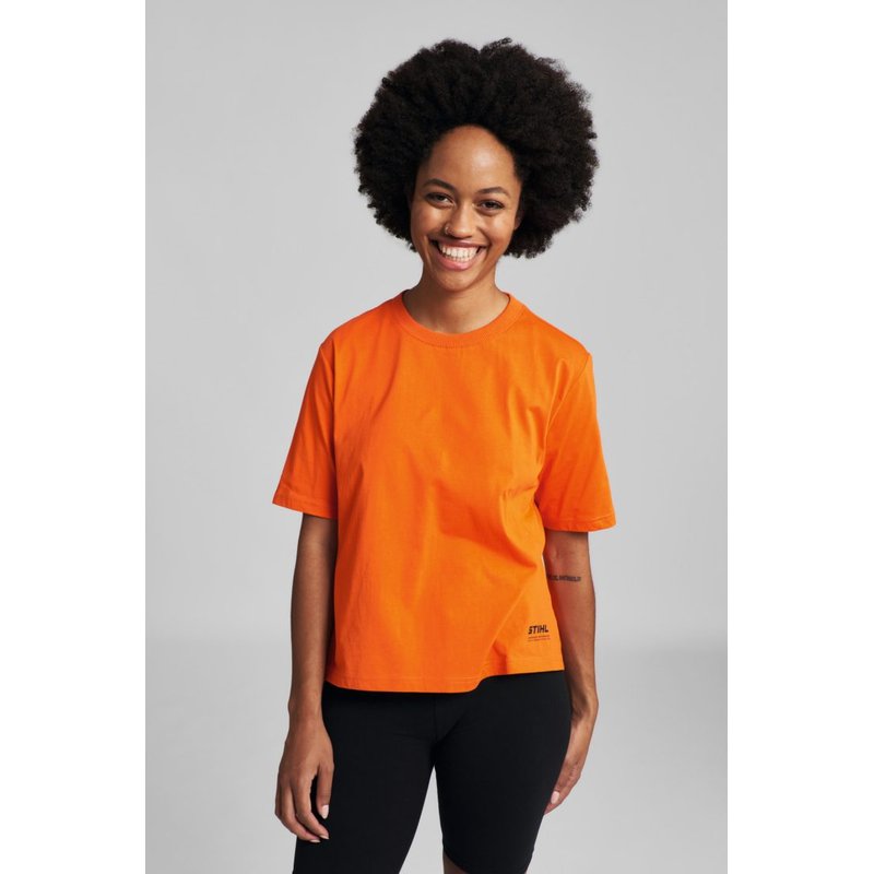 T-Shirt Damen SUSTAINABLE BOXY Orange
