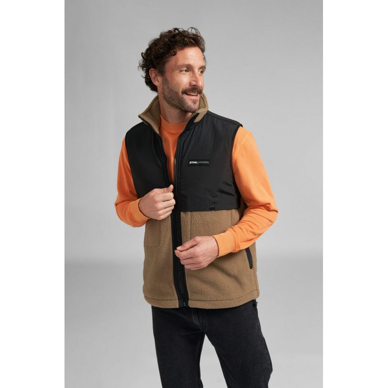Weste SHERPA BROWN