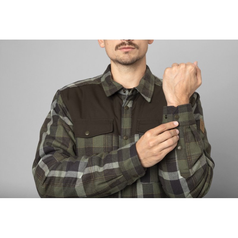 Asmund Insulated wool shirt jacket