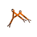 Hosenträger, orange zum Knöpfen