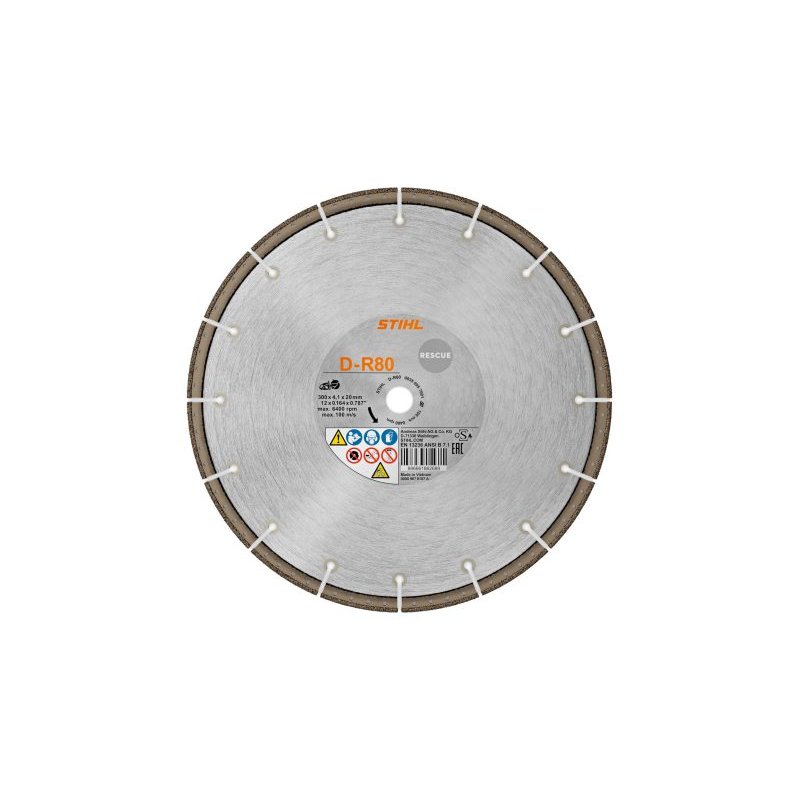 Diamant-Trennscheibe, Rescue, D-R80, Ø 350mm/14"