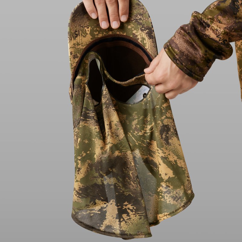 Deer Stalker camo cap w/mesh
