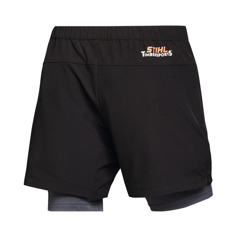 Shorts ATHLETIC LAYER Schwarz / Grau