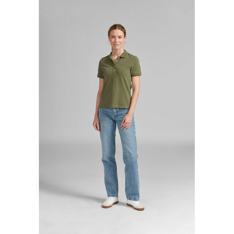 Poloshirt Damen BASIC GREEN