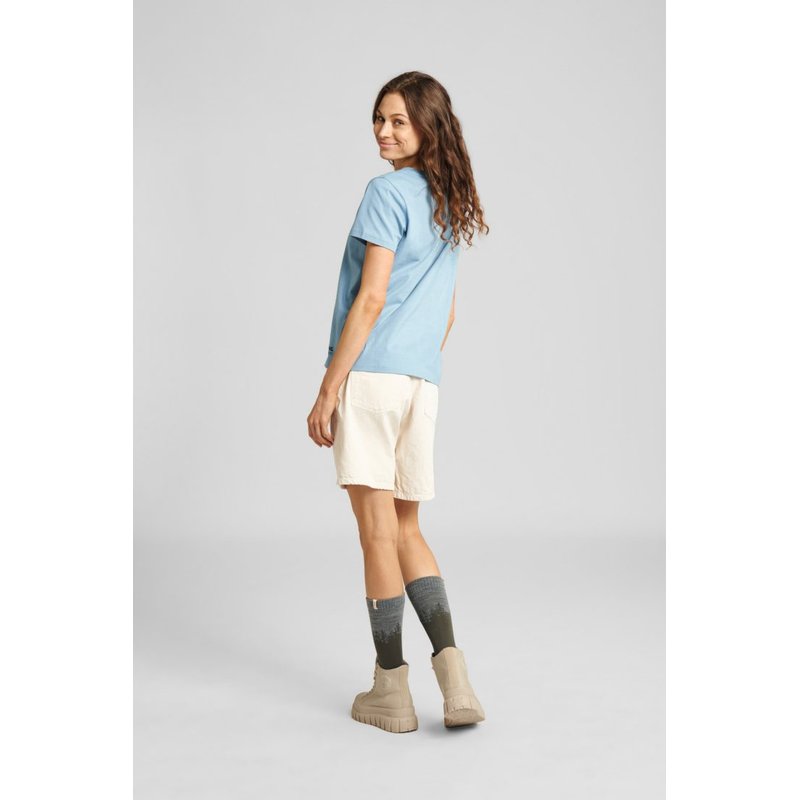 T-Shirt Damen SUSTAINABLE BASIC Blau