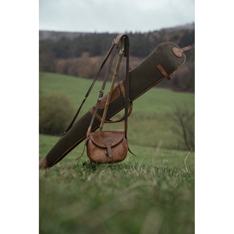 Retrieve shotgun slip in canvas/leather