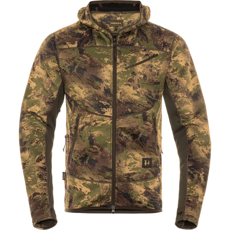 Deer Stalker camo fleece hoodie