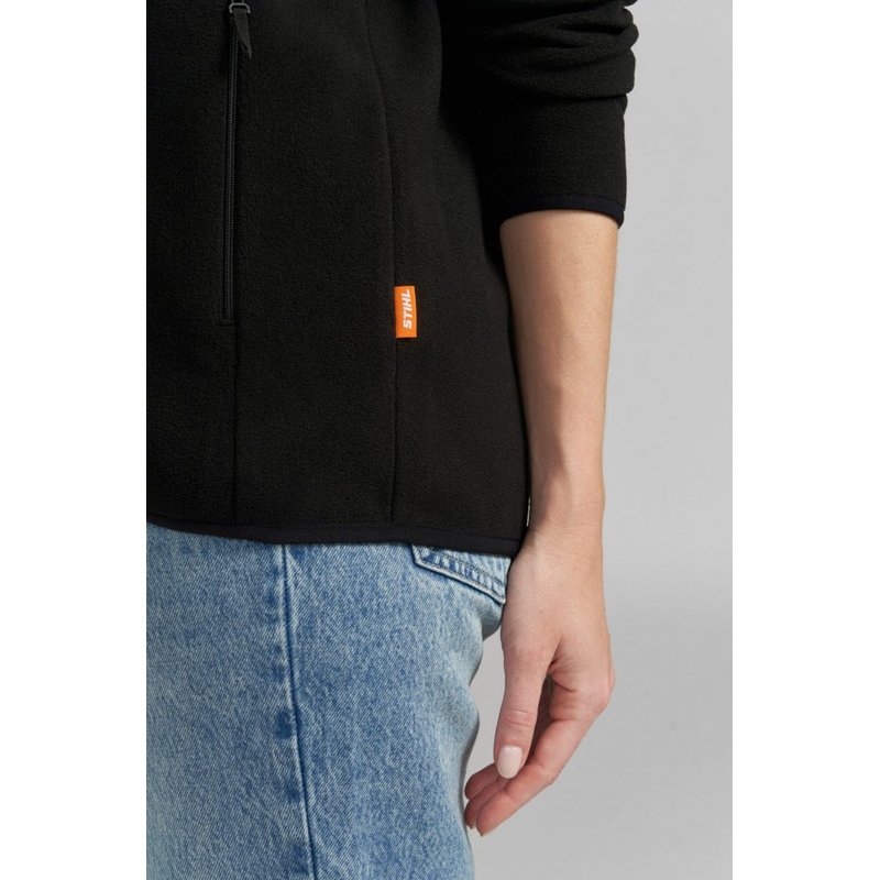 Fleecejacke CLASSIC BLACK