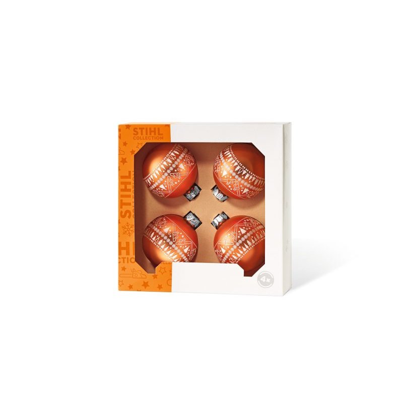 Weihnachtsbaumkugel 4er Set ICON