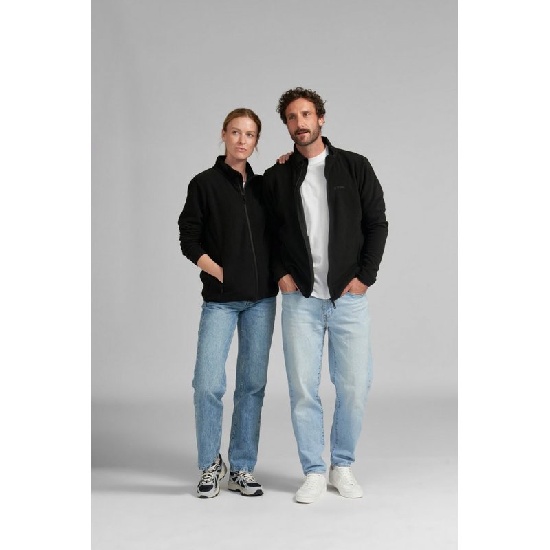 Fleecejacke CLASSIC BLACK