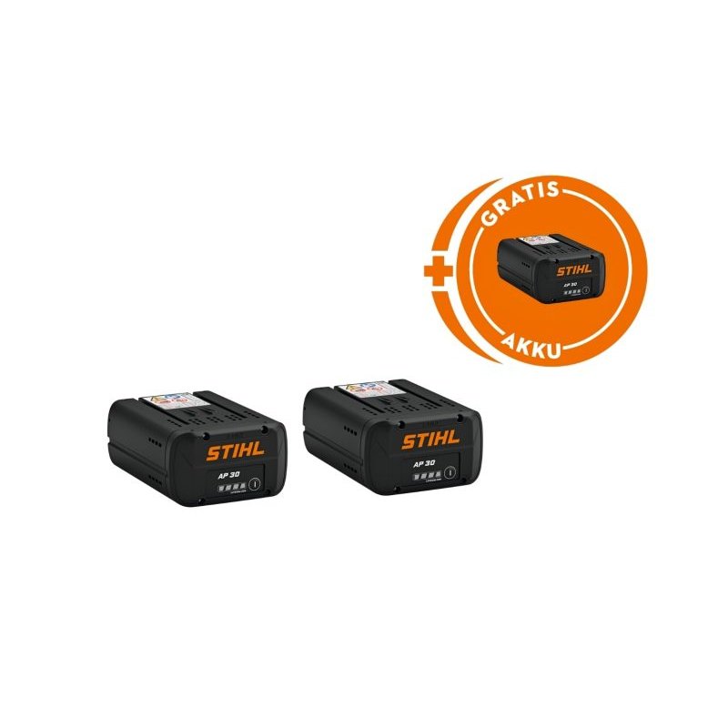 Set mit 3x Akku AP 30