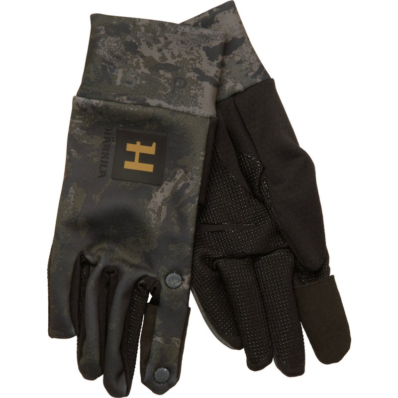 Härkila NOCTYX camo fleece glove w/foldback finger