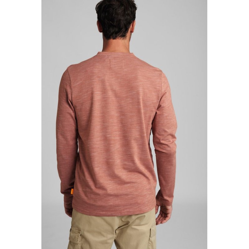Langarmshirt HENLEY Orange
