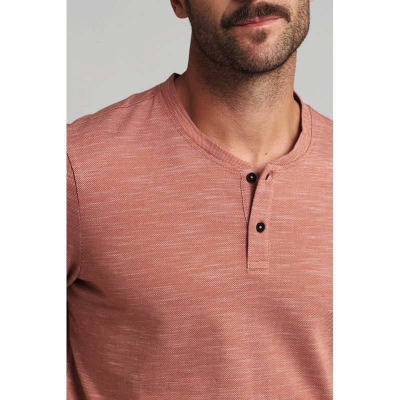 Langarmshirt HENLEY Orange