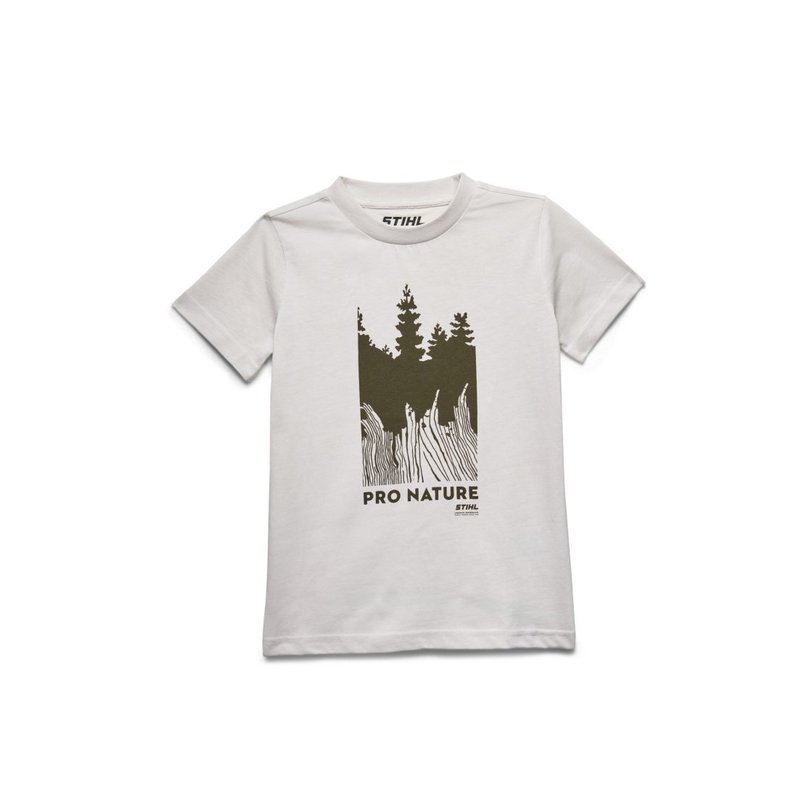 T-Shirt KIDS PRO NATURE WHITE