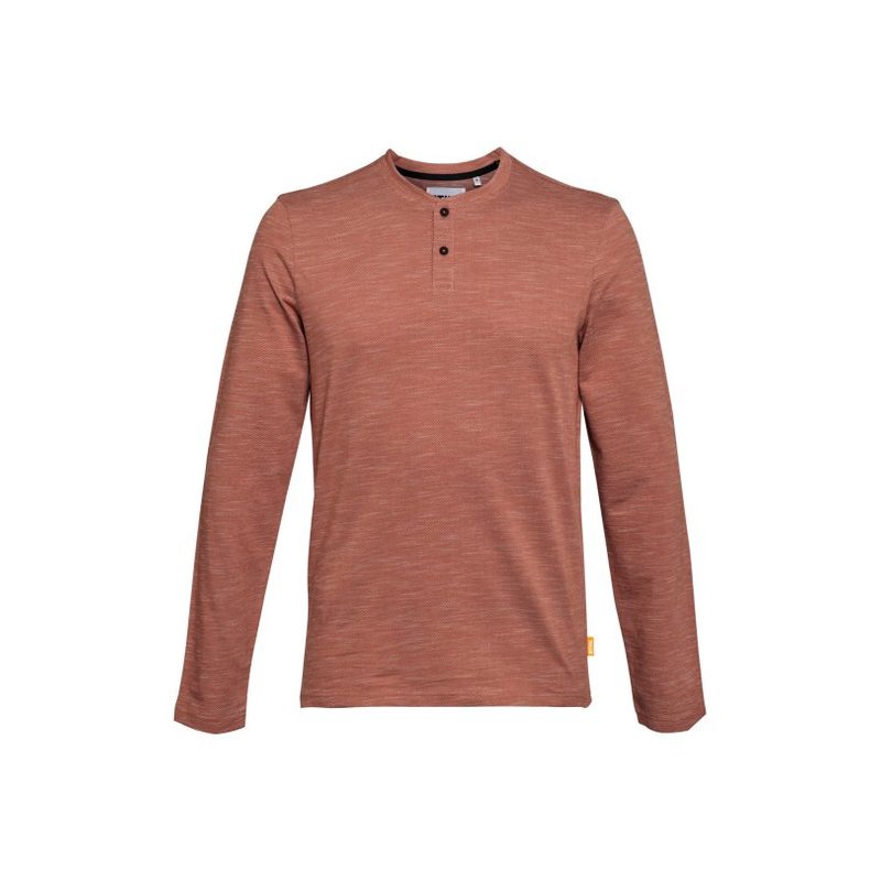 Langarmshirt HENLEY Orange