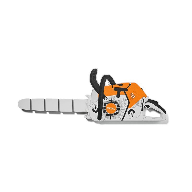 Schlüsselbrett Motorsäge mit Magnet