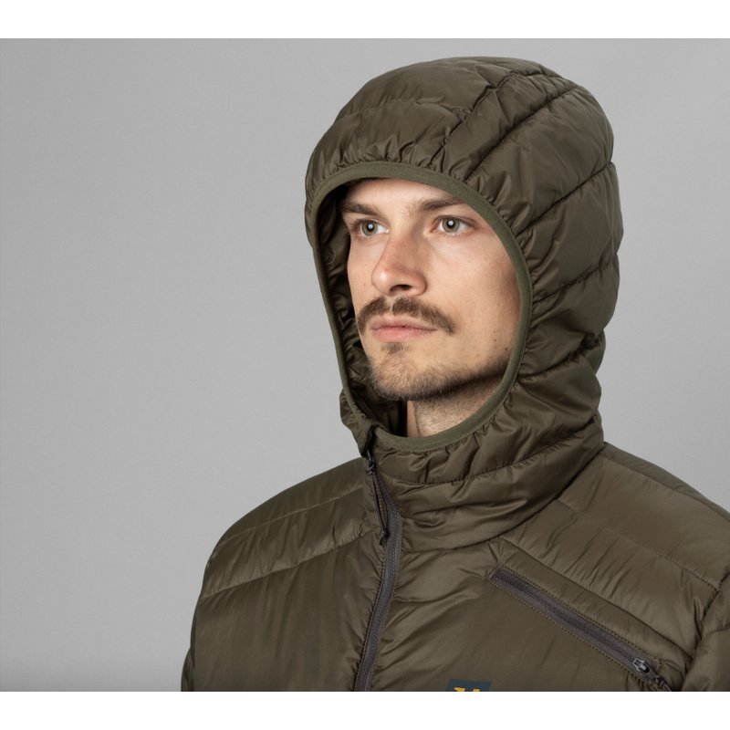 Logmar Insulated packable hooded jacket