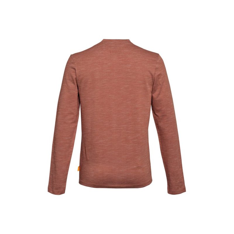 Langarmshirt HENLEY Orange