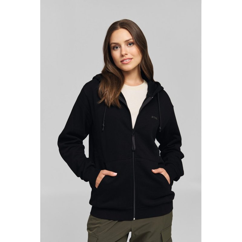 Hoodiejacke STIHL 100 REFLECTIVE Schwarz