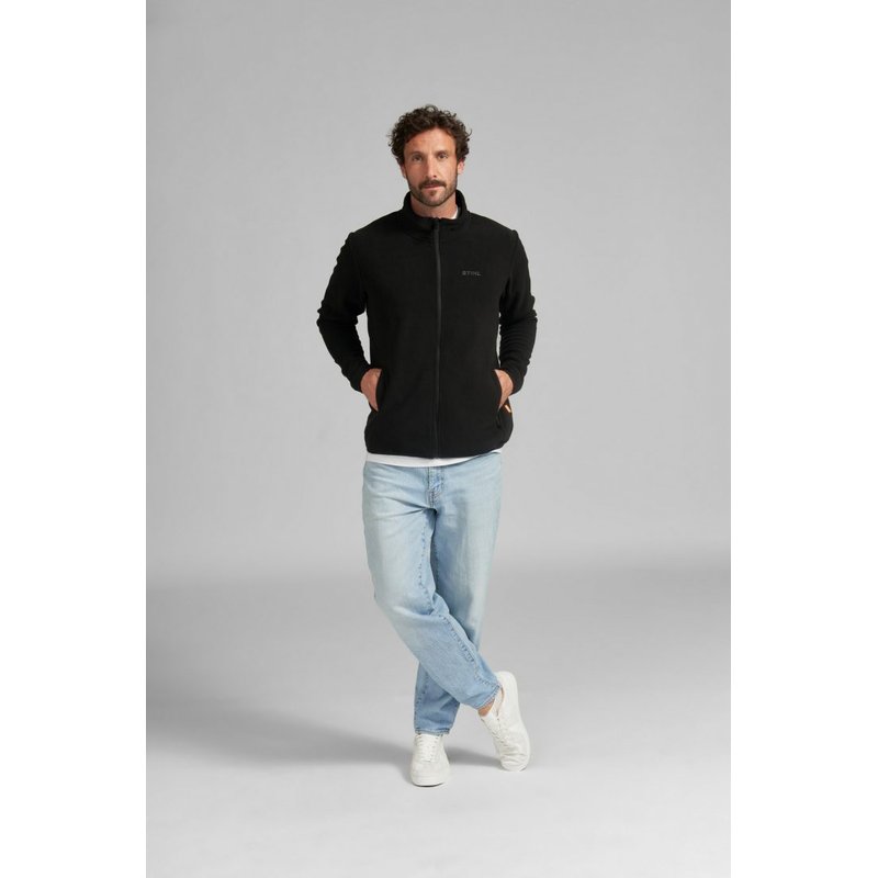 Fleecejacke CLASSIC BLACK
